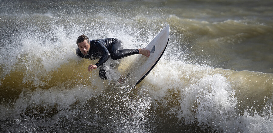 BURSTING THROUGH THE SPRAY